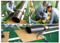 5、裝固定夾具、設(shè)置拉緊器